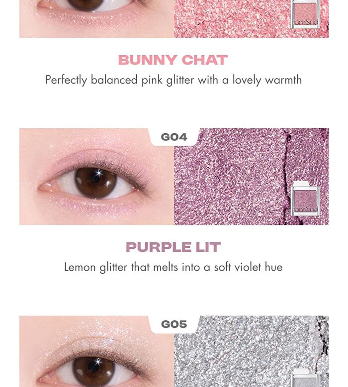 romand Slide In Single Glitter - 5 Colors - G03 Bunny Chat