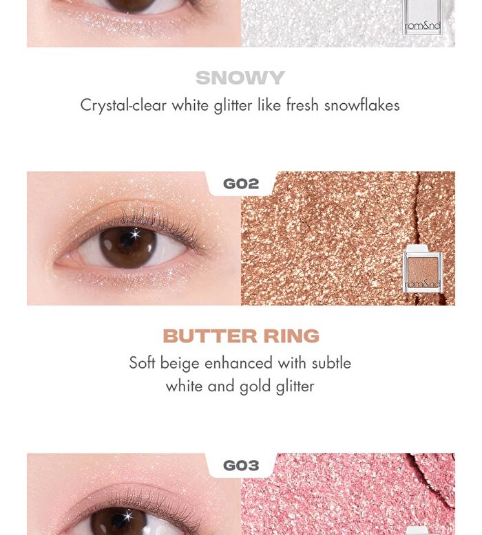 romand Slide In Single Glitter - 5 Colors - G05 Nu Meteor