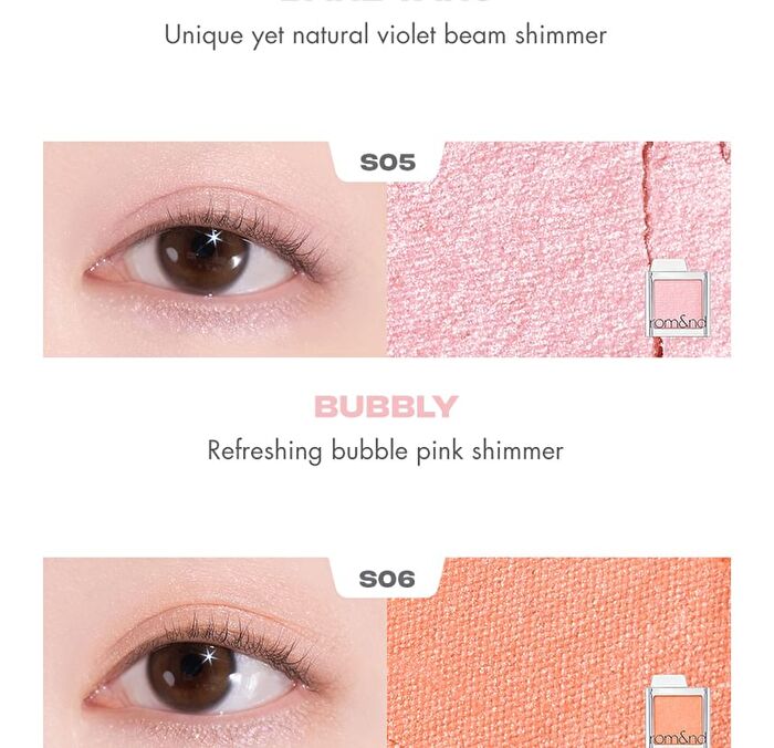 romand Slide In Single Shimmer - 17 Colors - S10 Jambon Pink