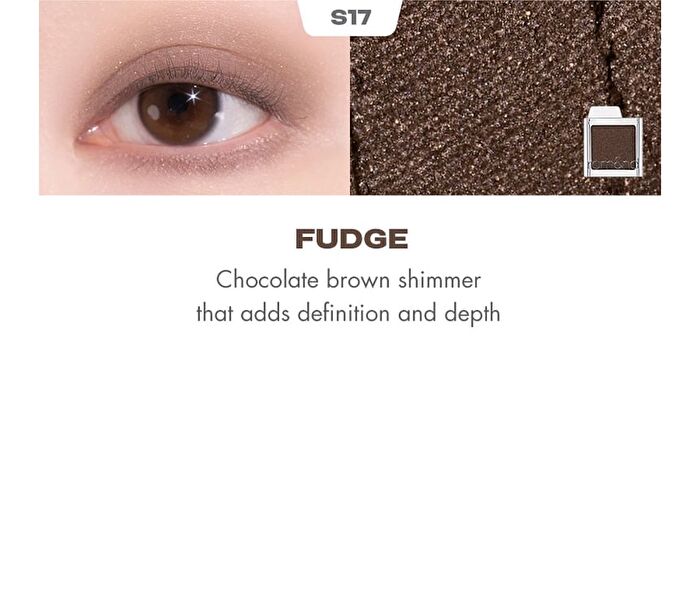 romand Slide In Single Shimmer - 17 Colors - S17 Fudge