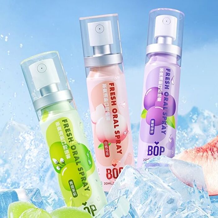 Bop Tea Fresh Mouth Spray - 3 Flavors - Green Grape Jasmine - 20ml