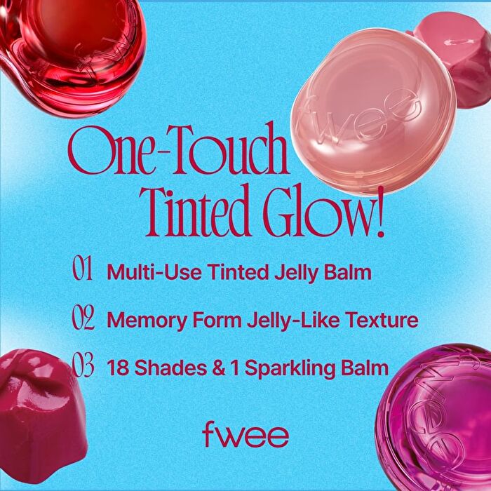 fwee Jelly Pot Keyring Set - 19 Colors - #JP02 Lolly