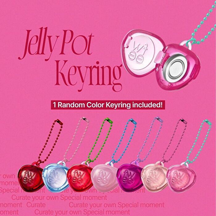 fwee Jelly Pot Keyring Set - 19 Colors - #JP03 Sweets