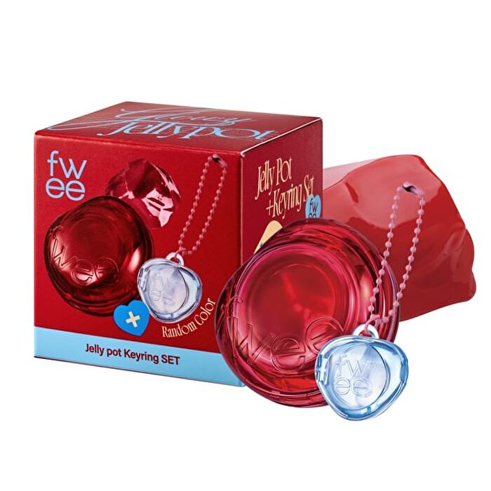 fwee Jelly Pot Keyring Set - 19 Colors - #JR01 Squeezed