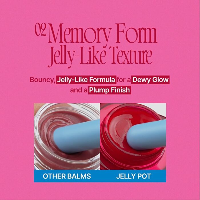 fwee Jelly Pot Keyring Set - 19 Colors - #JM02 Berry Jam