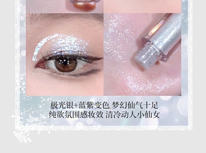 Starry Liquid Eyeshadow - 3 Colors - 03# Sliver Metal - 2g