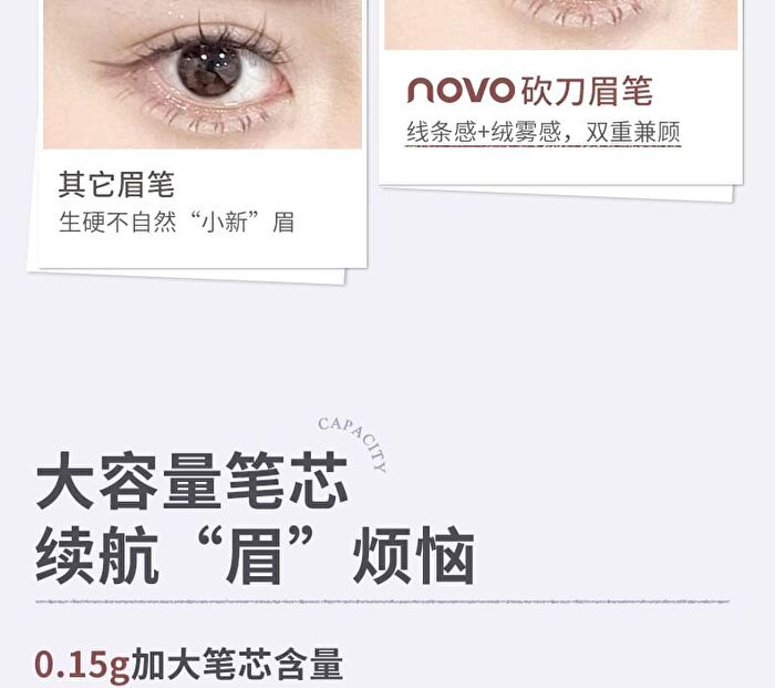 Delicate Eyebrow Pencil - 4 Colors - 03# Natural Brown - 150mg