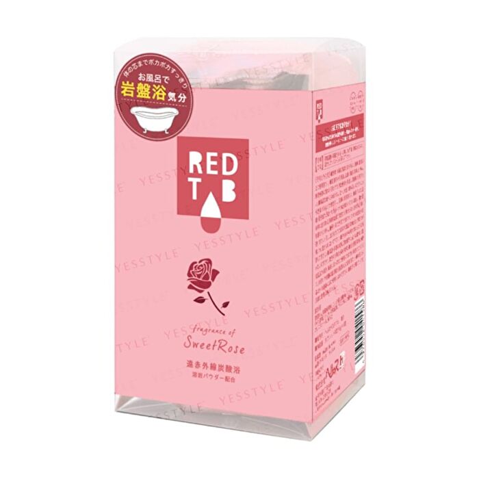 Red Tab Far Infrared Carbonated Bath Tablet - White Tea - 50g x 6