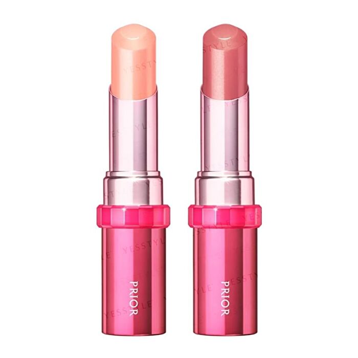 Prior Medicated Wrinkle Glossy Lip SPF15 PA+ - Familiar Rose