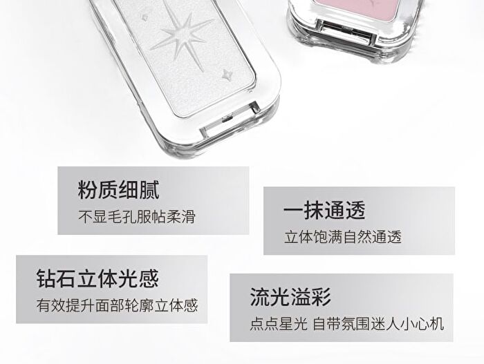 Starlight Matte And Pearlescent Highlighter - 3 Types - 101# Beige - 6.5g