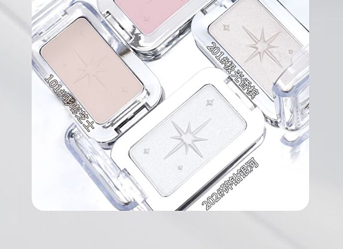 Starlight Matte And Pearlescent Highlighter - 3 Types - 101# Beige - 6.5g