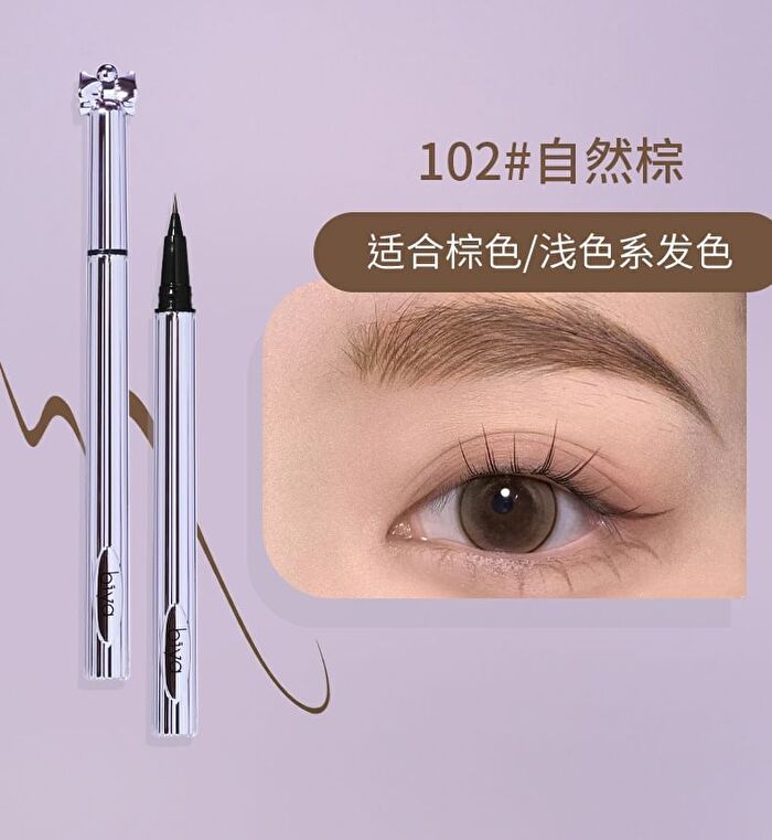 Ribbon Slim Liquid Eyebrow Pen - 3 Colors - 101# Gray Brown - 800mg