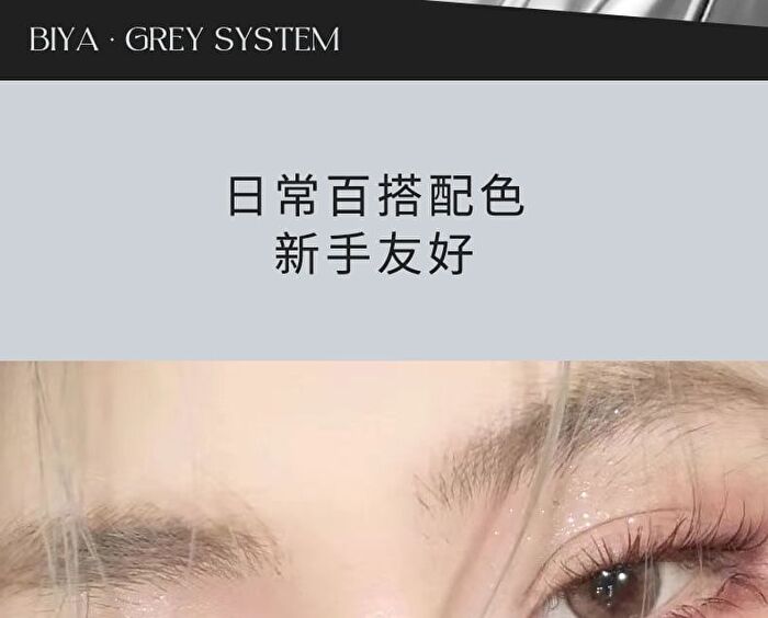 Gray Tone 4-Color Eyeshadow Palette - 4 Types - 101# Wood - 6g