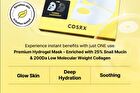 Cosrx Advanced Snail Mucin Glass Glow Hydrogel Mask Set - 34g x 3 sheets