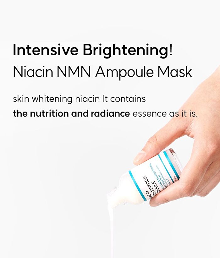 G Plus Niacin Nmn Peptide Ampoule Mask Set - 28ml x 10 Sheets