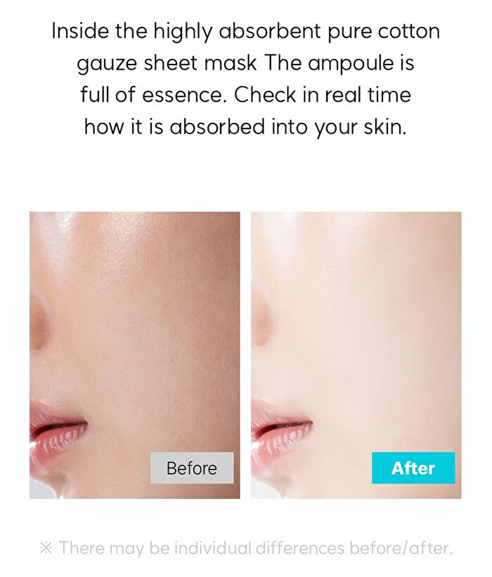 G Plus Niacin Nmn Peptide Ampoule Mask Set - 28ml x 10 Sheets
