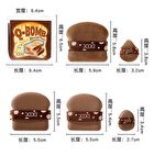 Q-Bomb Bread Puff - 2 Colours - #A Coffee - 6pcs