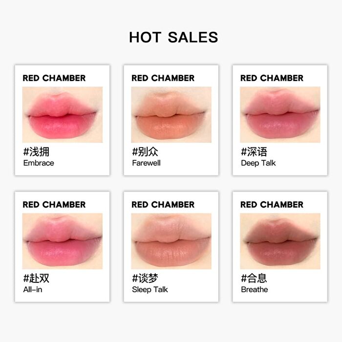 Red Chamber New Haurki Multi-Purpose Liquid Lipstick - 3 Colors - #Farewell - 3g