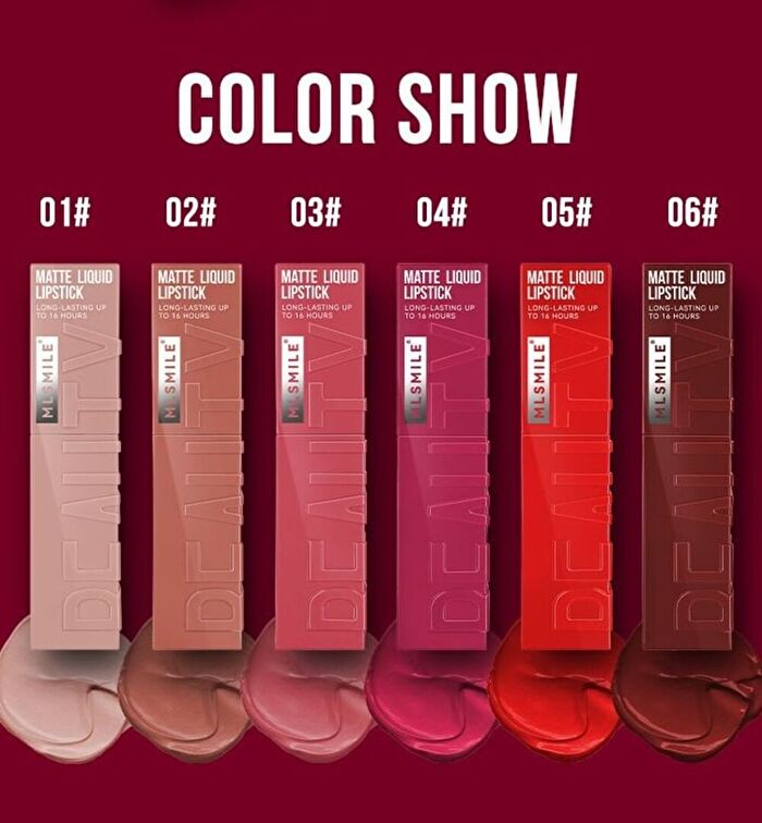 Matte Liquid Lipstick (1-3) - #03 - 6ml
