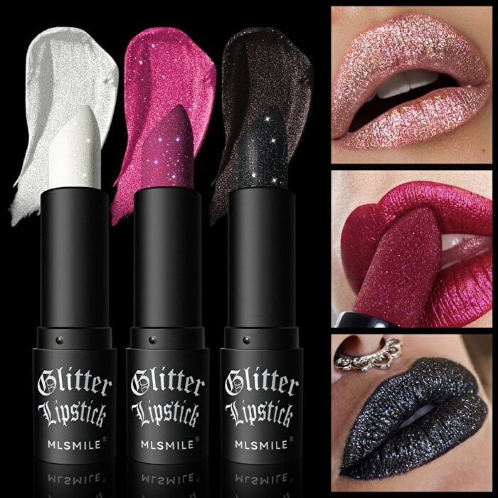 Glitter Shine Lipstick (1-4) - #01 - 4g