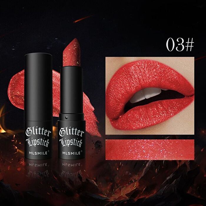 Glitter Shine Lipstick (1-4) - #01 - 4g