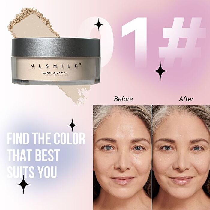 Shimmering Setting Powder - 4 Colors - #01 - 6g