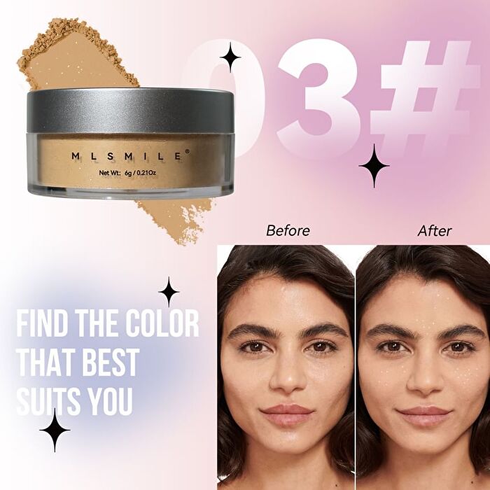 Shimmering Setting Powder - 4 Colors - #01 - 6g