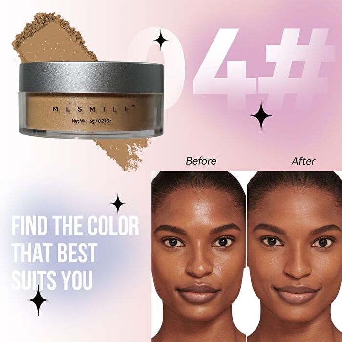 Shimmering Setting Powder - 4 Colors - #01 - 6g