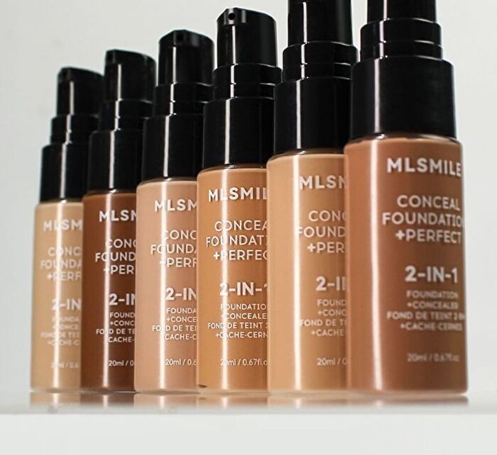 2-in-1 Conceal Foundation (1-3) - #02 - 20ml