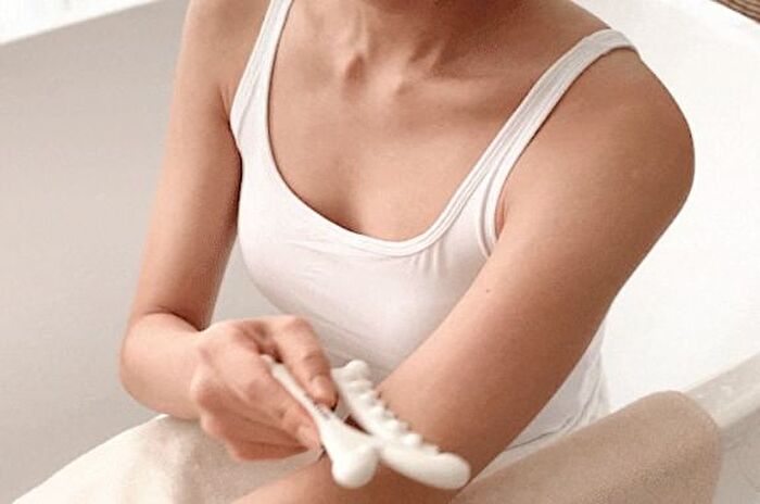 Heveblue Natural White Clay Relaxing Homecare Gua Sha - 1 pc