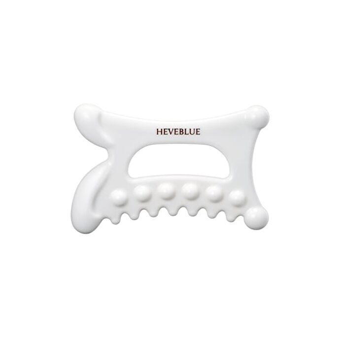 Heveblue Natural White Clay Relaxing Homecare Gua Sha - 1 pc