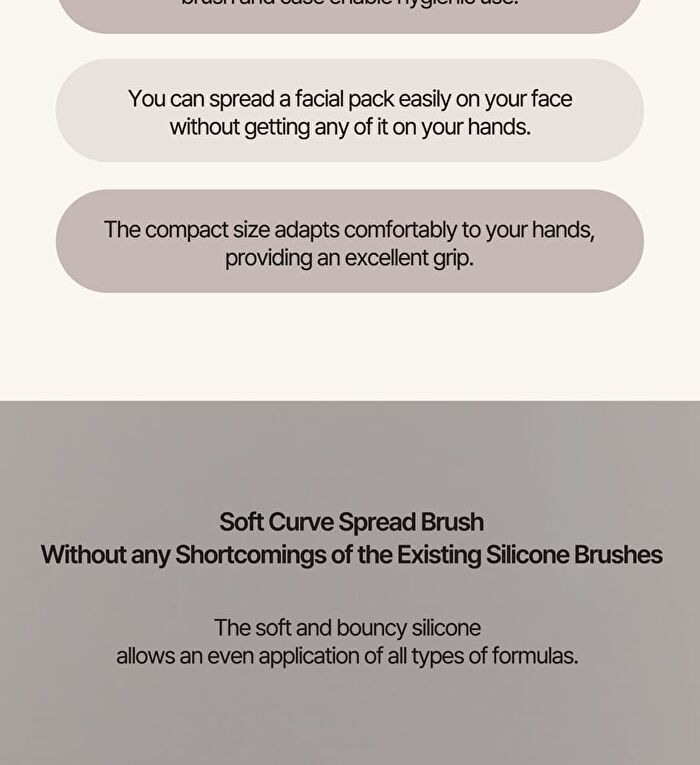 Heveblue Soft Curve Spread Brush - 1 pc