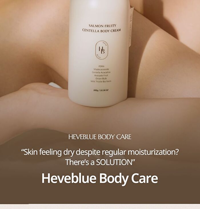 Heveblue Salmon Fruity Centella Body Cream - 300ml