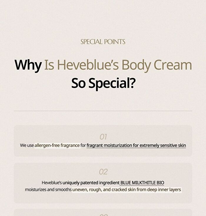 Heveblue Salmon Fruity Centella Body Cream - 300ml
