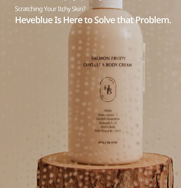Heveblue Salmon Fruity Centella Body Cream - 300ml