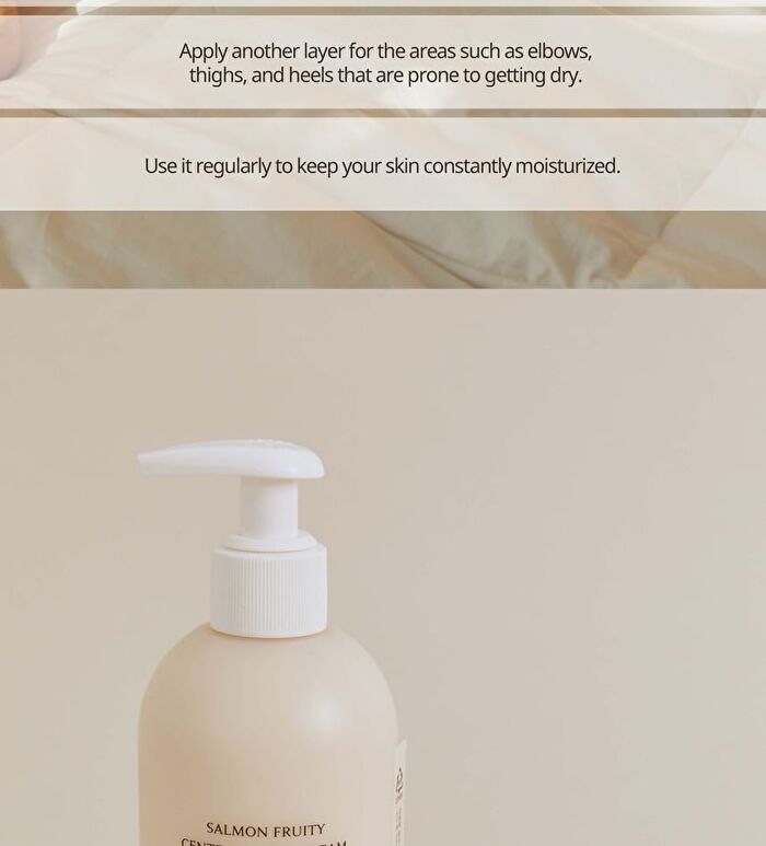 Heveblue Salmon Fruity Centella Body Cream - 300ml