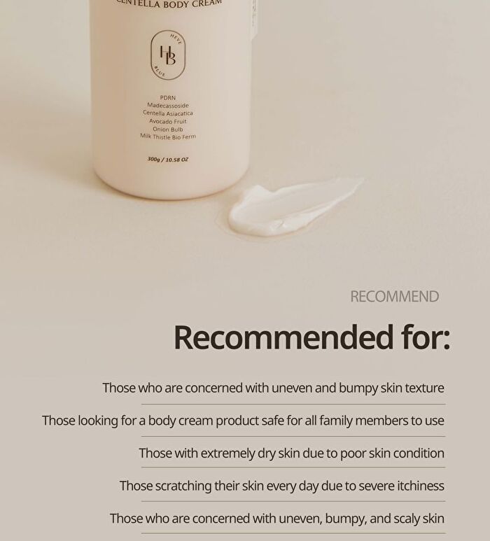 Heveblue Salmon Fruity Centella Body Cream - 300ml