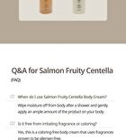 Heveblue Salmon Fruity Centella Body Cream - 300ml
