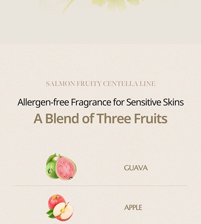 Heveblue Salmon Fruity Centella Body Cream - 300ml
