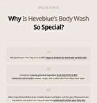 Heveblue Salmon Fruity Centella Body Wash - 300ml