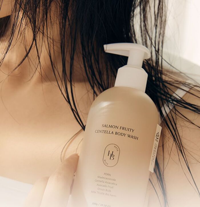 Heveblue Salmon Fruity Centella Body Wash - 300ml