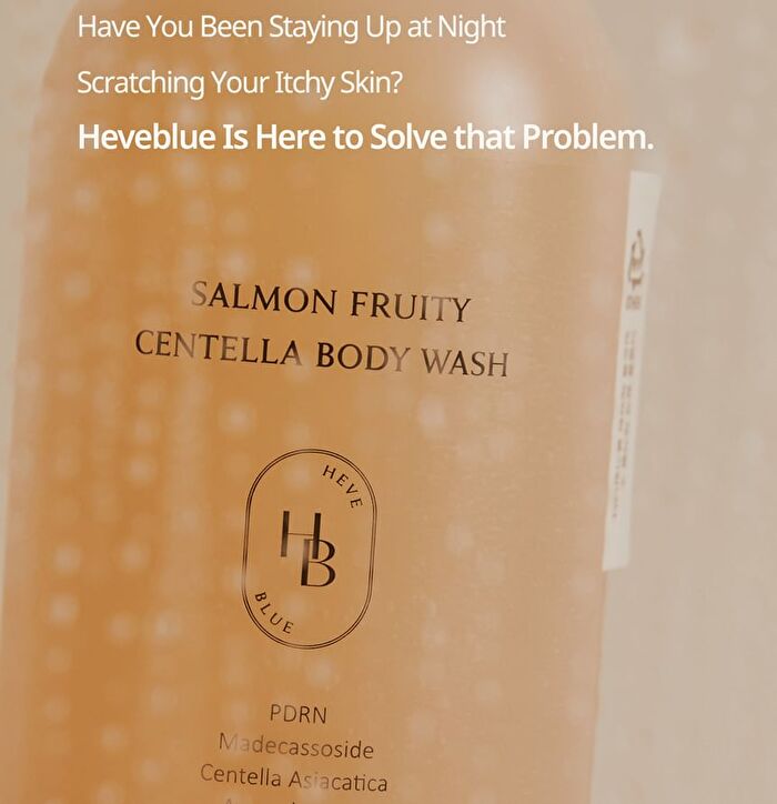 Heveblue Salmon Fruity Centella Body Wash - 300ml