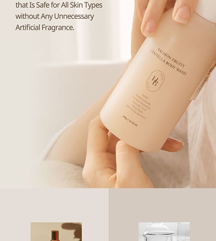 Heveblue Salmon Fruity Centella Body Wash - 300ml