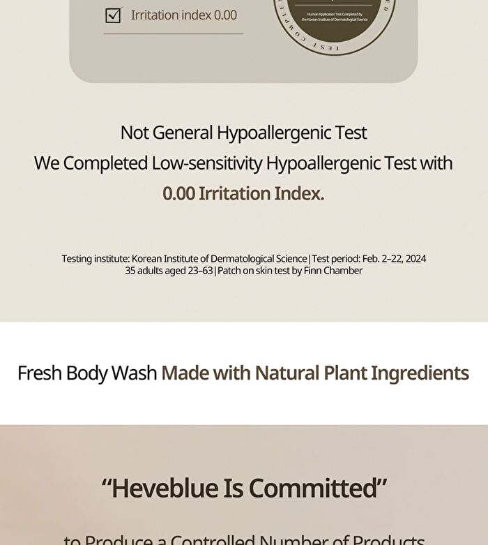 Heveblue Salmon Fruity Centella Body Wash - 300ml