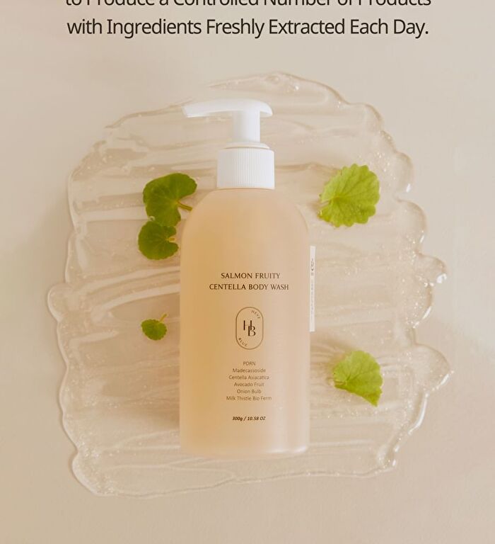 Heveblue Salmon Fruity Centella Body Wash - 300ml