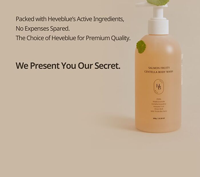 Heveblue Salmon Fruity Centella Body Wash - 300ml
