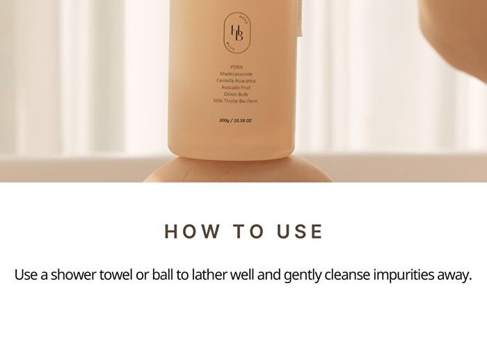Heveblue Salmon Fruity Centella Body Wash - 300ml