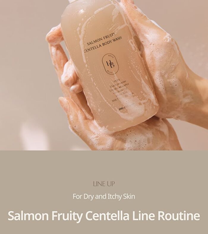 Heveblue Salmon Fruity Centella Body Wash - 300ml