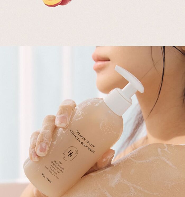 Heveblue Salmon Fruity Centella Body Wash - 300ml