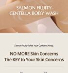 Heveblue Salmon Fruity Centella Body Wash - 300ml